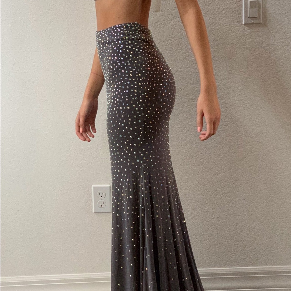 2 piece prom dress